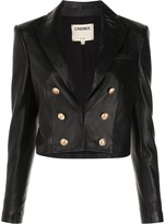 Thumbnail for your product : L'Agence Tailored Leather Jacket