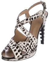 Thumbnail for your product : Proenza Schouler Velvet Crossover Sandals