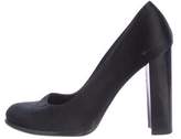 Thumbnail for your product : Celine Satin Round-Toe Pumps