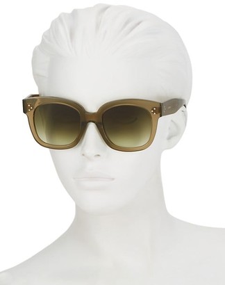 Celine 54MM Square Plastic Sunglasses
