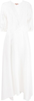 Ermanno Scervino Lace-Trim Maxi Dress