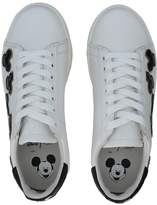 Thumbnail for your product : M.O.A. Master Of Arts Sneaker Moa Mickey Mouse In Pelle Bianca E Nera