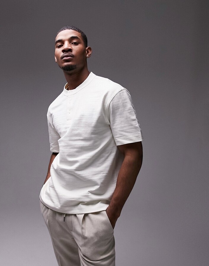 topman oversized white t shirt