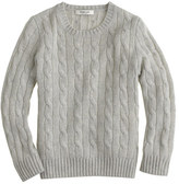 Thumbnail for your product : J.Crew Kids' cashmere cable crewneck sweater