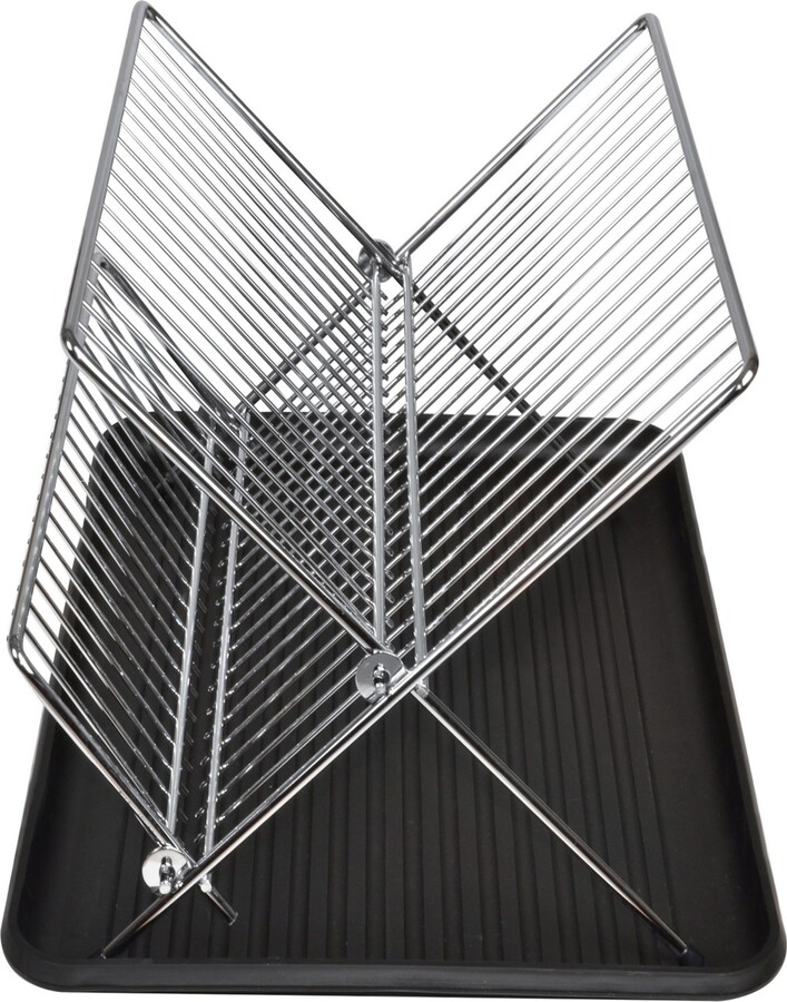 Smart Design Dish Drainer Rack with in Sink or Counter Drying