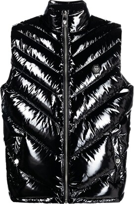 Philipp Plein Quilted-Finish Padded Gilet