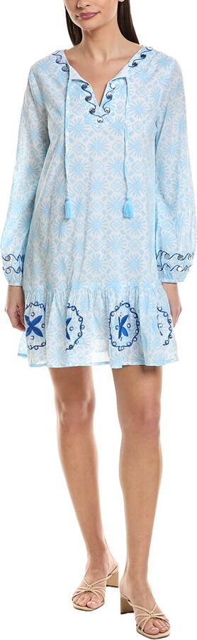 Sail to Sable Ruffle Hem Shift Dress