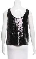 Thumbnail for your product : Mes Demoiselles Sequin Sleeveless Top