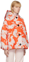 Thumbnail for your product : Nina Ricci Orange & White Down Jacket