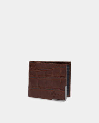 Ted Baker CROCDIL Embossed leather wallet