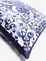 Thumbnail for your product : Dolce & Gabbana Blue Duchesse Medium Cotton Cushion - Unisex - Silk