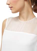 Thumbnail for your product : Jaeger Sheer Yoke Panel Top