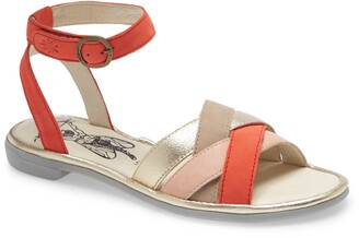 fly london orange sandals