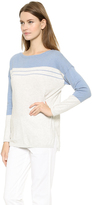 Thumbnail for your product : Vince Stripe Yoke Sweater