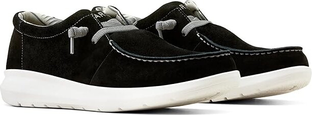 Ariat Hilo Men's Slip on Shoes Black Suede : 8 D - Medium Canvas