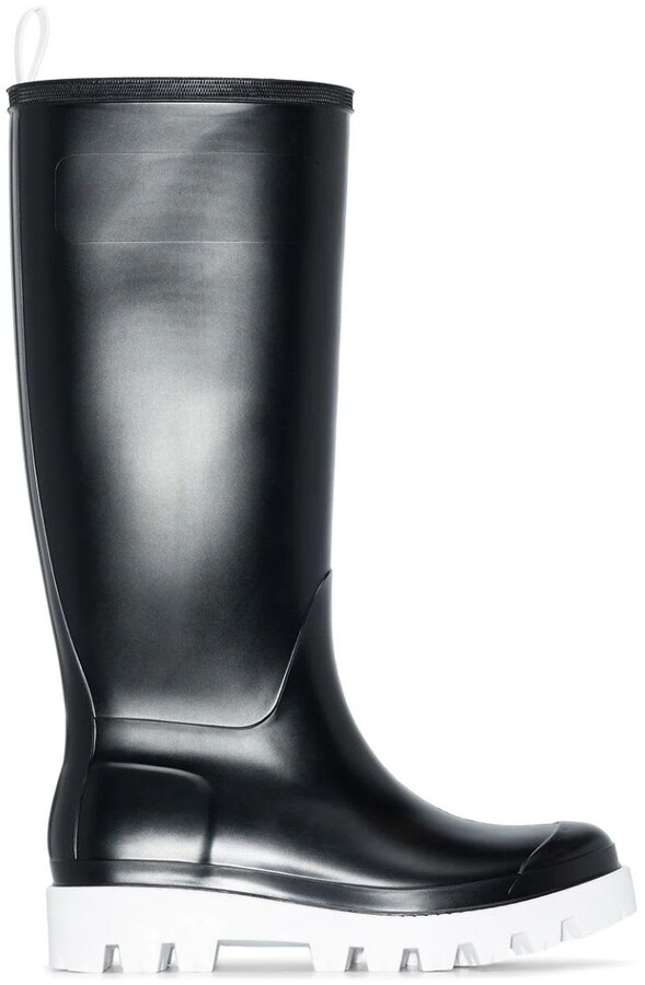 short rubber boots