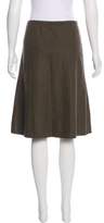 Thumbnail for your product : Burberry Wool & Angora Knee-Length Skirt