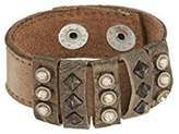 Thumbnail for your product : Leather Rock Leather Studded Bracelet