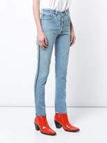 Thumbnail for your product : RE/DONE high rise ankle crop side zipper jeans