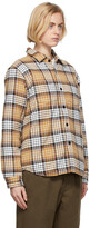 Thumbnail for your product : Stussy Brown Lined Plaid Shirt Jacket
