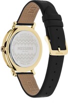 Thumbnail for your product : Missoni Lettering Leather Strap Watch, 38mm