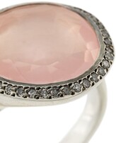 Thumbnail for your product : Rosa Maria Pink Quartz And Diamond Cocktail Ring