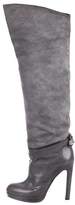 Thumbnail for your product : Sergio Rossi Suede Knee-High Boots