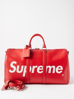 Red Louis Vuitton X Supreme 35cm backpack, MATCHES x Sellier