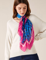 Thumbnail for your product : Monsoon Animal Print Square Scarf in Pure Silk