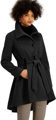 steve madden skirted coat