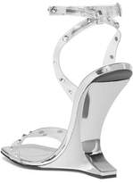 Thumbnail for your product : Giuseppe Zanotti Garconne Crystal-embellished Pvc Sandals - Silver
