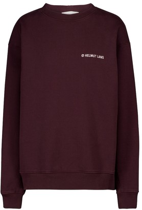 Helmut Lang Cotton jersey sweatshirt