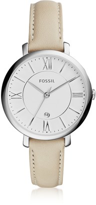Fossil Jacqueline Stainless Steel Women's Watch w/Leather Band