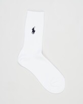 white polo socks