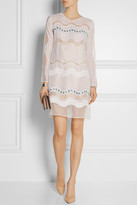 Thumbnail for your product : Issa Rosemary embellished lace and organza dress