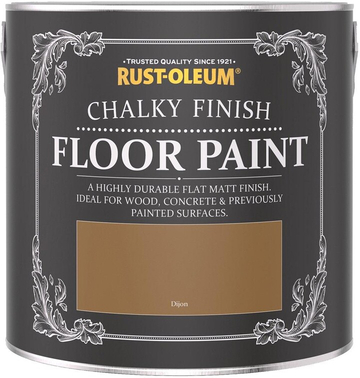 Rust Oleum RustOleum Chalky Floor Paint Dijon 2.5L ShopStyle Artwork