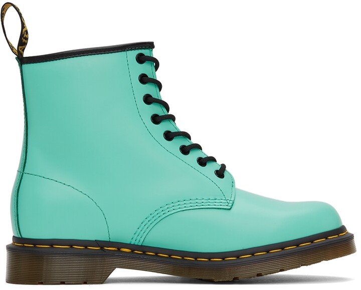 green suede doc martens
