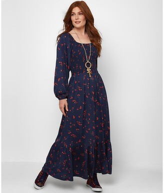 Cotton Maxi Dress With Sleeves | Shop the world's largest collection of  fashion | ShopStyle UK