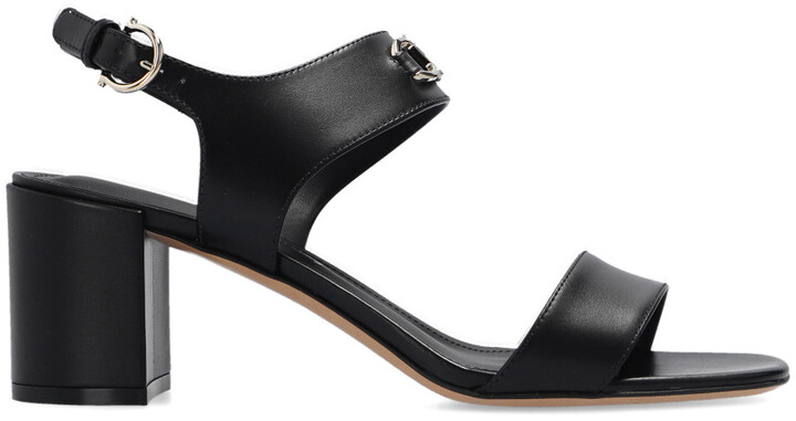 Ferragamo 'Cayla' Heeled Sandals Women's Black - ShopStyle