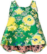 Thumbnail for your product : Rochas floral jacquard peplum top