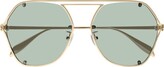 Thumbnail for your product : Alexander McQueen Sunglasses Irregular Frame Sunglasses