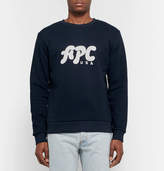 Thumbnail for your product : A.P.C. Gabe Logo-Print Loopback Cotton-Jersey Sweatshirt