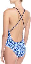 Thumbnail for your product : Nanette Lepore Talavera Lace-Up One-Piece Swimsuit