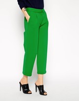 Thumbnail for your product : Asos Tall Premium Bonded Tapered Pants In Scuba