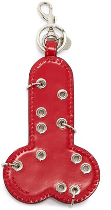 J.W.Anderson Studded Calf Leather Keyring