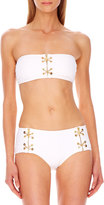 Thumbnail for your product : Michael Kors Swimwear Lace-Up Bandeau Bikini