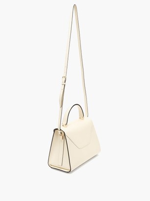 Valextra Iside Mini Leather Bag - White