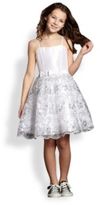 Thumbnail for your product : Un Deux Trois Girl's Sequin Lace Party Dress