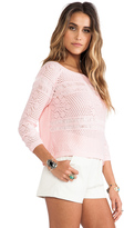 Thumbnail for your product : BB Dakota Calida Novelty Stitch Sweater