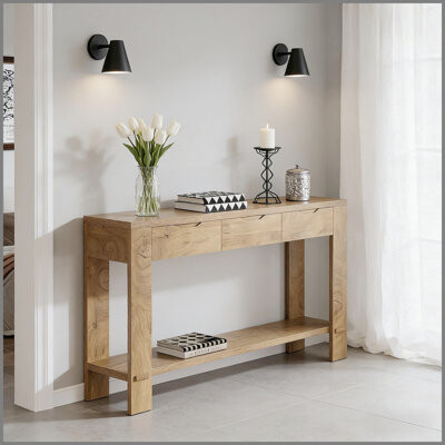 August Grove Authentic Console Table,Entryway Table,Display Organizer